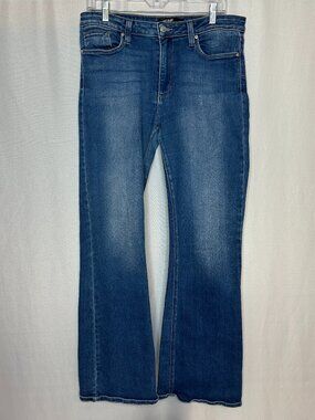 Just Black Women’s Bootcut Blue Jeans, Size 31 Preppy Western Stretch